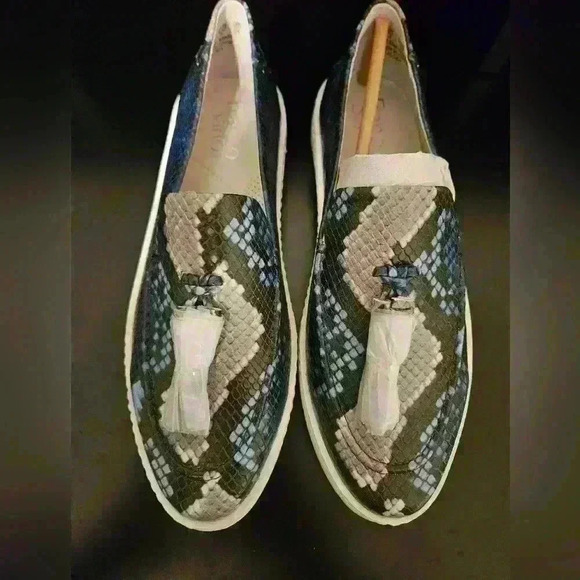 New Franco Sarto Snake Skin Loafer - Picture 2 of 6